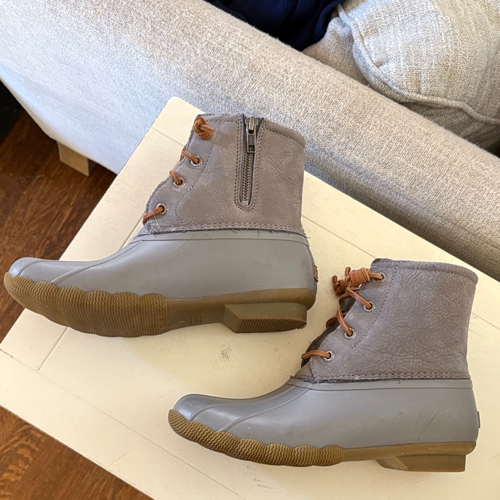 Sperry Gray Duck Boots - Picture 2 of 5